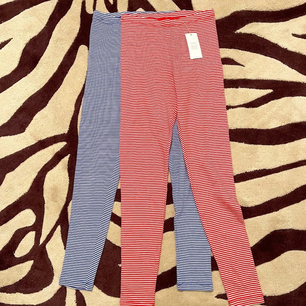 Tea Collection Matching Set Stripped Leggings